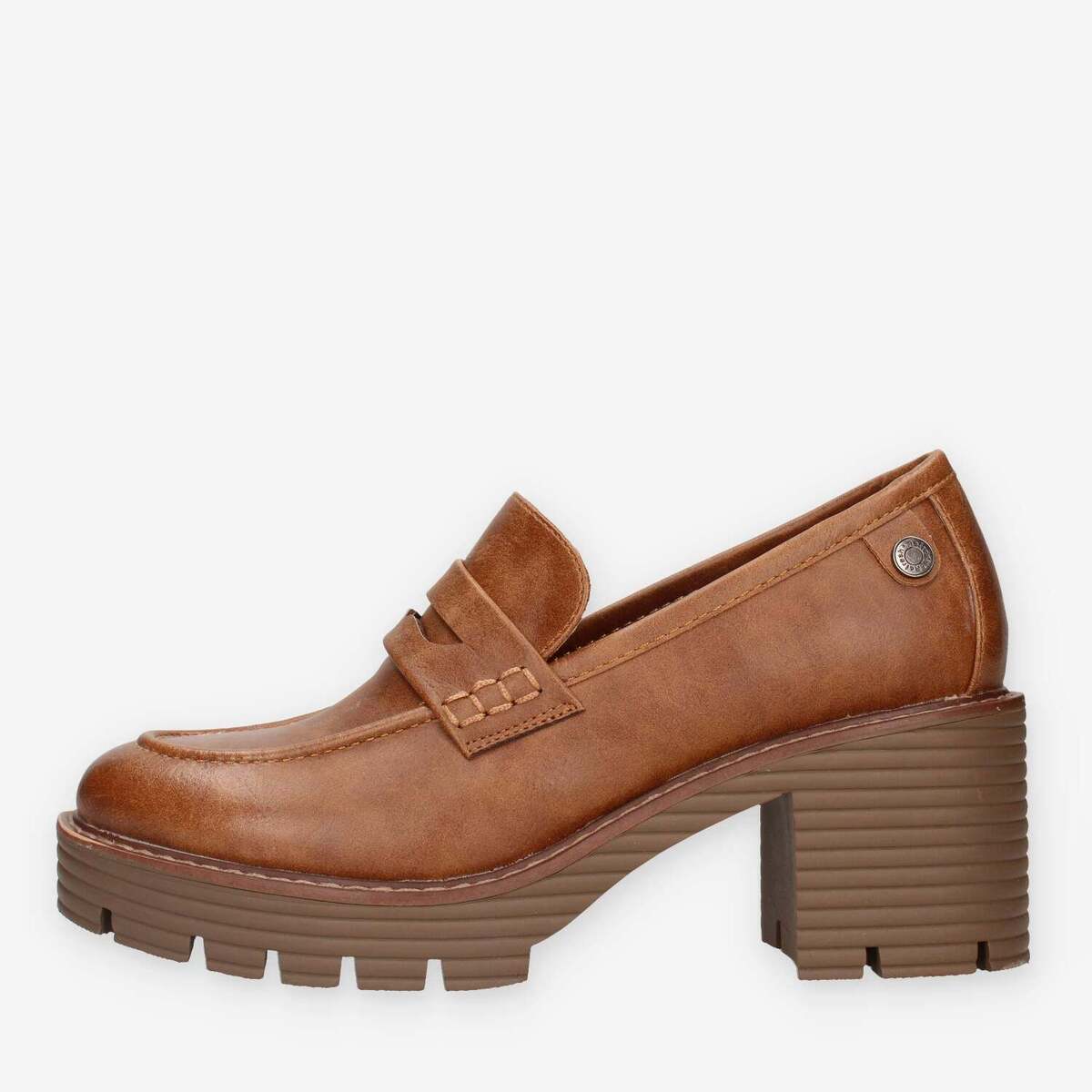 Schuhe Damen Slipper Refresh 172044-CAMEL Braun