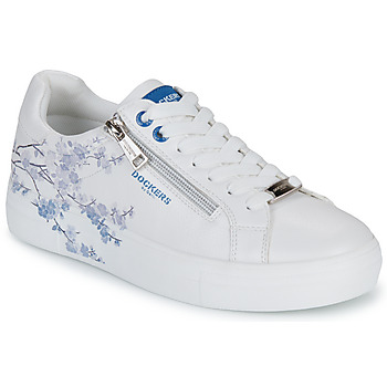 Schuhe Damen Sneaker Low Dockers by Gerli 56GM203 Weiss