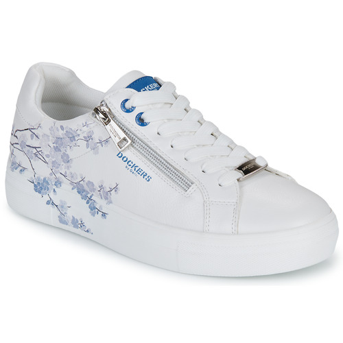 Schuhe Damen Sneaker Low Dockers by Gerli 56GM203 Weiss