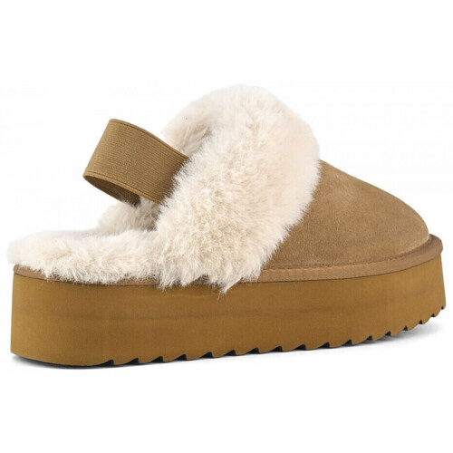 Colors of California Platform slipper Braun
