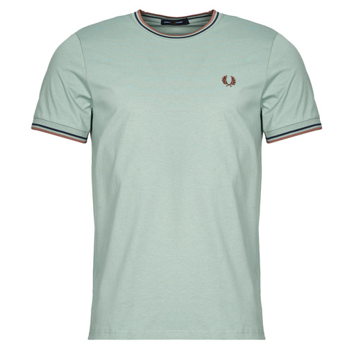 Kleidung Herren T-Shirts Fred Perry TWIN TIPPED T-SHIRT Blau