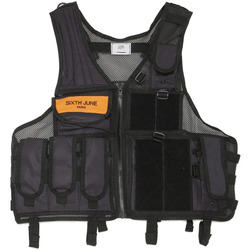 Kleidung Jungen Strickjacken Sixth June Gilet tactique réfléchissant  Propaganda Schwarz