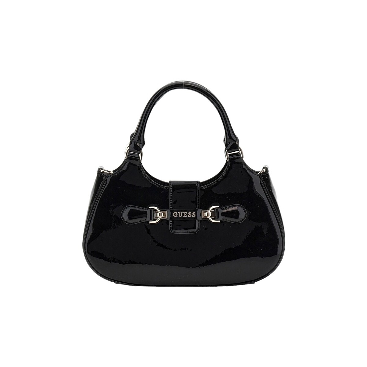 Taschen Damen Handtasche Guess NOLANA SML GIRLFRIEND SATCHEL  BLACK HWPG95 00050 Schwarz
