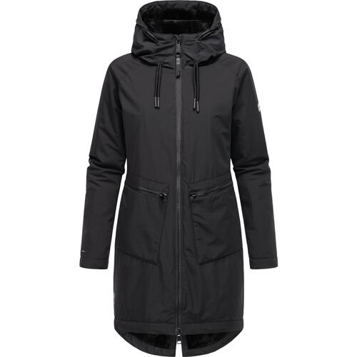 Kleidung Damen Mäntel Ragwear Kurzmantel Holstic Schwarz