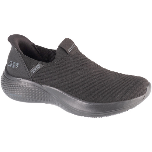 Schuhe Damen Sneaker Low Skechers Slip-Ins Bobs Infinity - Daily Schwarz