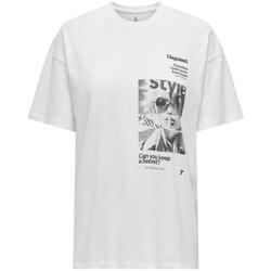 Kleidung Damen T-Shirts & Poloshirts Only  Weiss