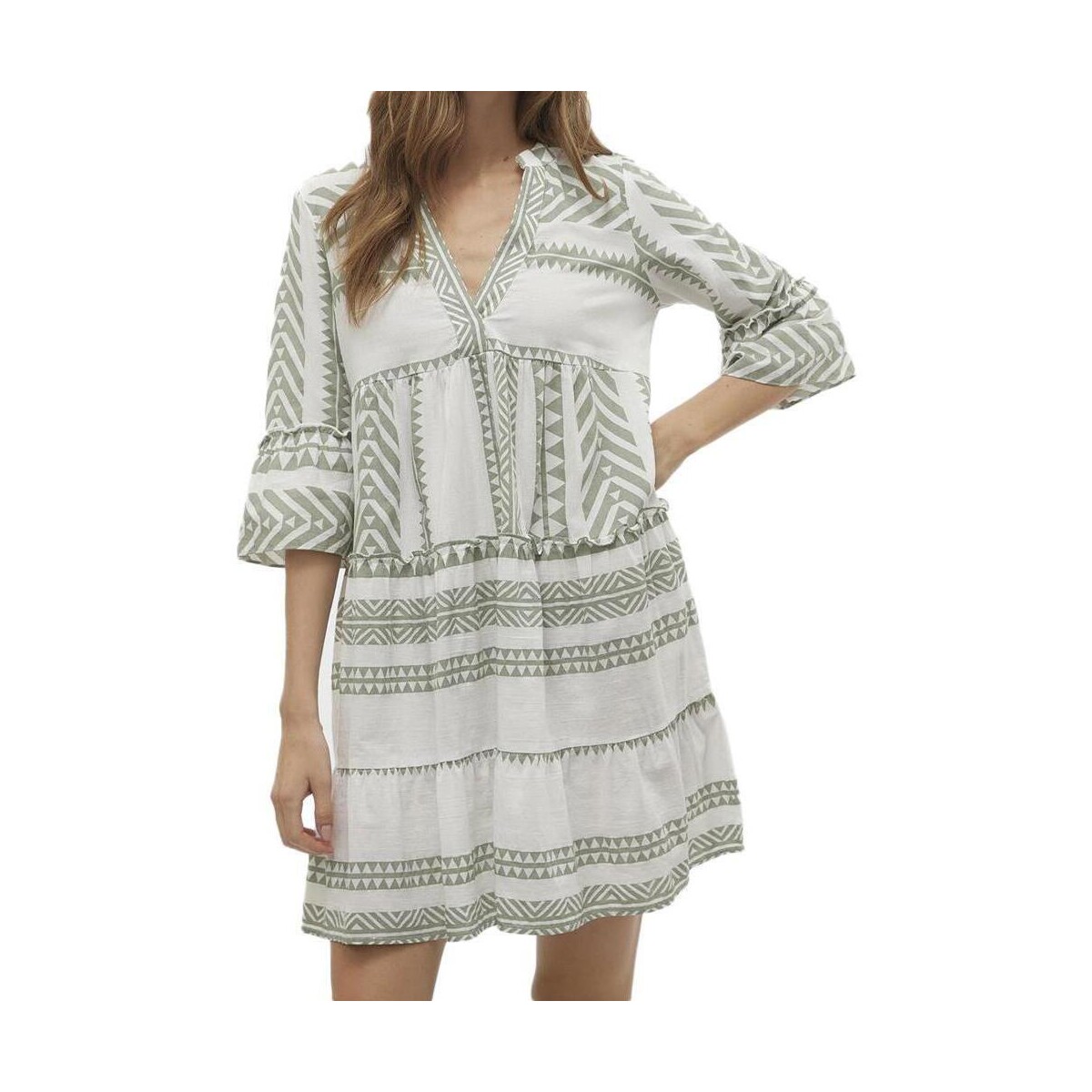 Kleidung Damen Kurze Kleider Vero Moda 10225127 Grün