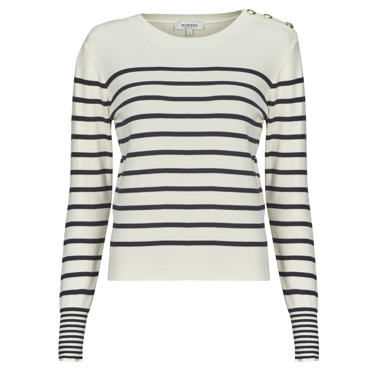 Kleidung Damen Pullover Morgan MTERA Beige