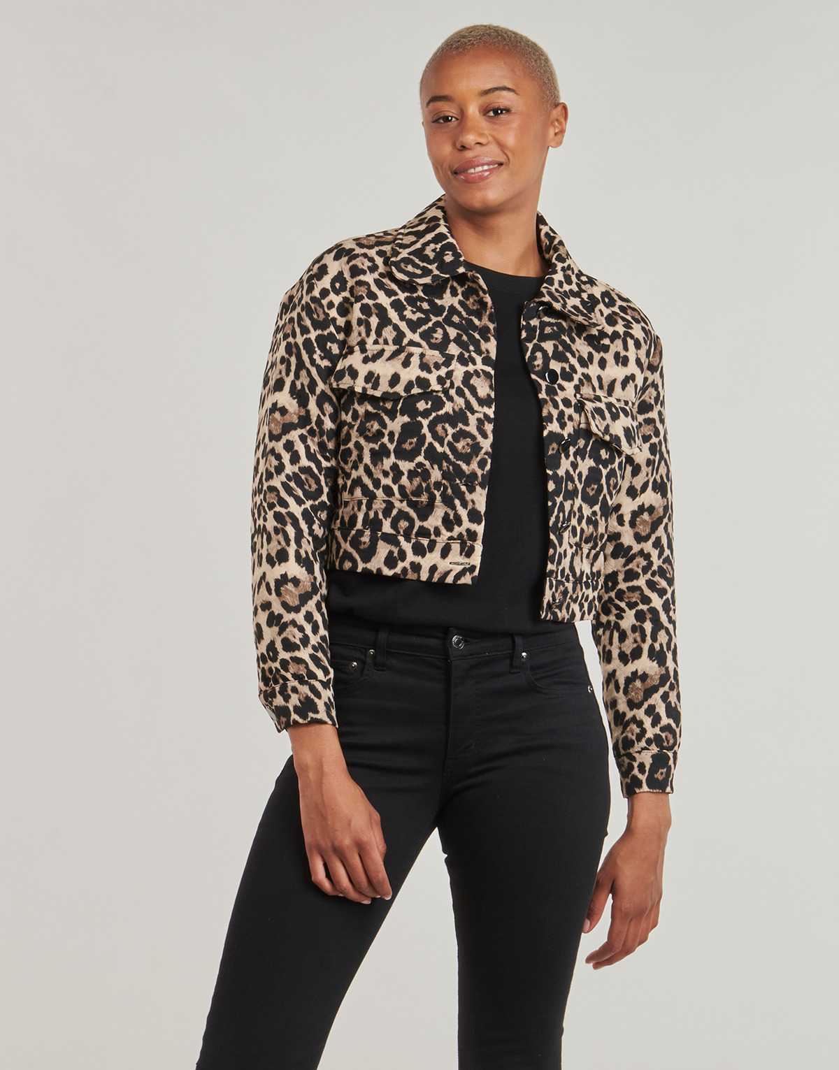 Kleidung Damen Jacken Morgan VSPRING Leopard