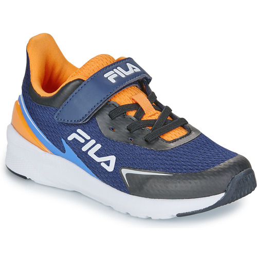Schuhe Jungen Sneaker Low Fila CRUSHER V kids Schwarz / Marine / Orange