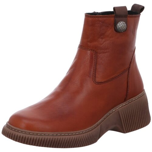 Schuhe Damen Stiefel Gemini Stiefeletten ANILINA STIEFEL 033609-02-323** Braun