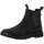 Schuhe Herren Klassische Stiefel Clarks Solsbury Chelsea-Stiefel aus Leder Schwarz