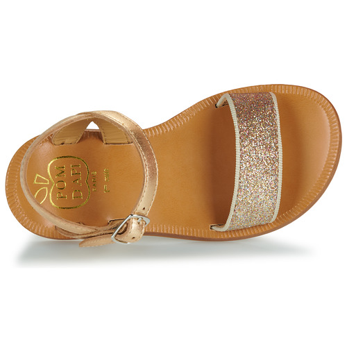 Pom d'Api PLAGETTE BUCKLE TAO Elfenbein / Gold