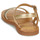Schuhe Mädchen Sandalen / Sandaletten Pom d'Api PLAGETTE BUCKLE TAO Elfenbein / Gold
