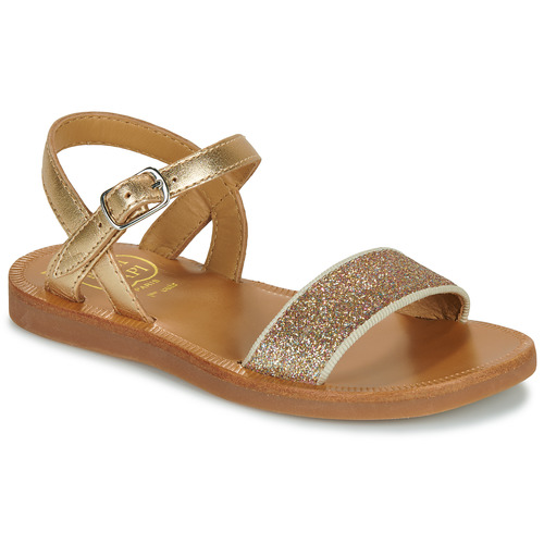 Pom d'Api PLAGETTE BUCKLE TAO Elfenbein / Gold