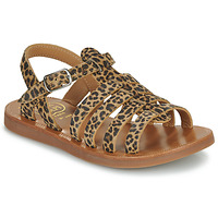 Schuhe Mädchen Sandalen / Sandaletten Pom d'Api PLAGETTE STRAP Braun