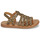 Schuhe Mädchen Sandalen / Sandaletten Pom d'Api PLAGETTE STRAP Braun