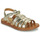 Schuhe Mädchen Sandalen / Sandaletten Pom d'Api PLAGETTE STRAP Platin