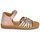 Schuhe Mädchen Sandalen / Sandaletten Pom d'Api POPPY LUX Mettalfarben