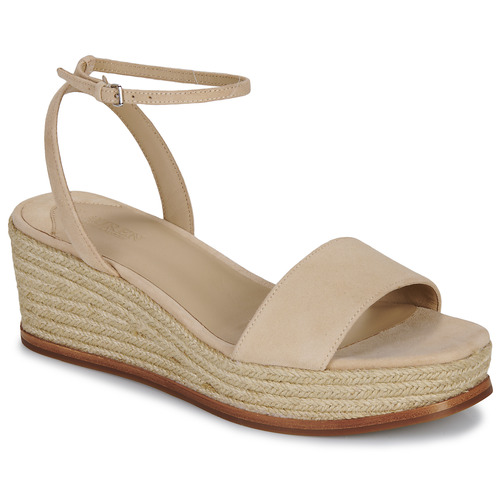 Schuhe Damen Sandalen / Sandaletten Lauren Ralph Lauren LEONA Beige