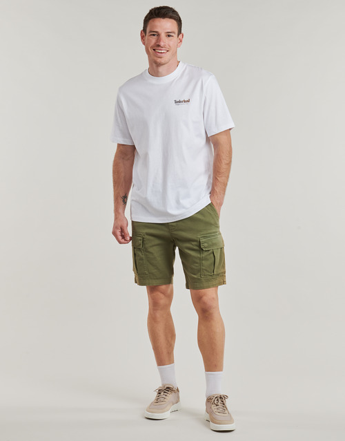 Timberland RUGGED ACTIVE GEAR BACK GRAPHIC TEE Weiss