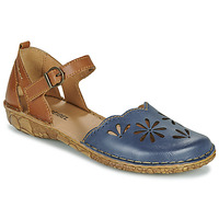 Schuhe Damen Ballerinas Josef Seibel ROSALIE 04 Braun / Marine