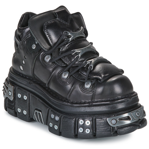 Schuhe Damen Derby-Schuhe New Rock NOMADA Schwarz