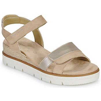Schuhe Damen Sandalen / Sandaletten Tom Tailor BETHANY Beige / Gold