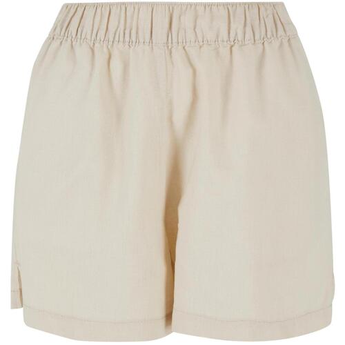 Kleidung Damen Shorts / Bermudas Urban Classics Short en lin mélange femme Grau