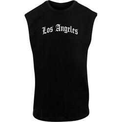 Kleidung Herren T-Shirts Mister Tee T-shirt sans manche  Los Angeles Wording Schwarz
