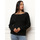 Kleidung Damen Pullover La Modeuse 72355_P169875 Schwarz