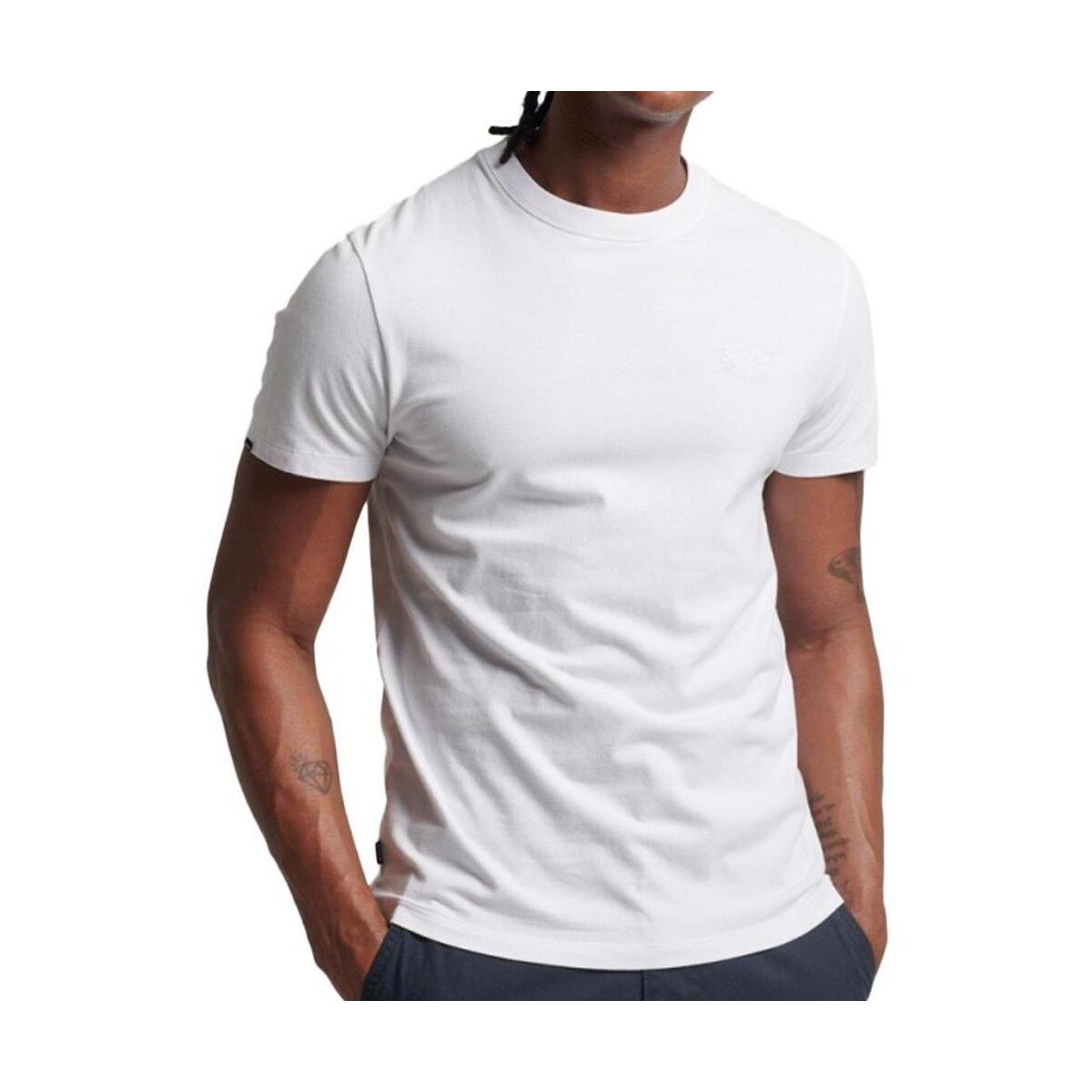 Kleidung Herren T-Shirts & Poloshirts Superdry M1011245M Weiss