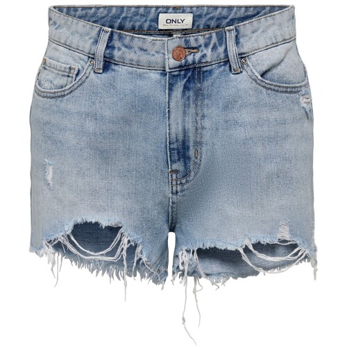 Only ONLPACY HW DNM SHORTS NOOS - 15256232 Blau