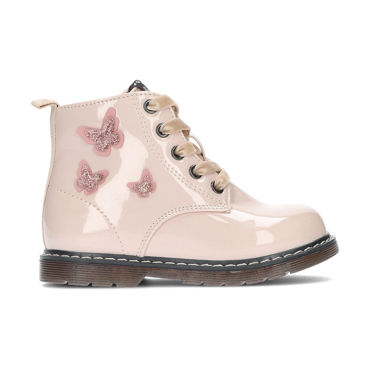 Schuhe Mädchen Boots Garvalin Mädchenstiefel 241340 Lackleder Rosa
