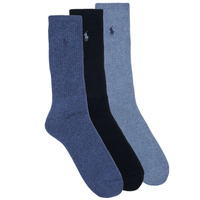 Accessoires Herren Strümpfe Polo Ralph Lauren CREW W/PP CREW 3 PACK Blau