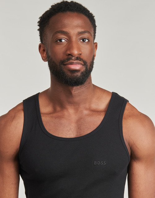 BOSS TankTop3P RibClassic Schwarz