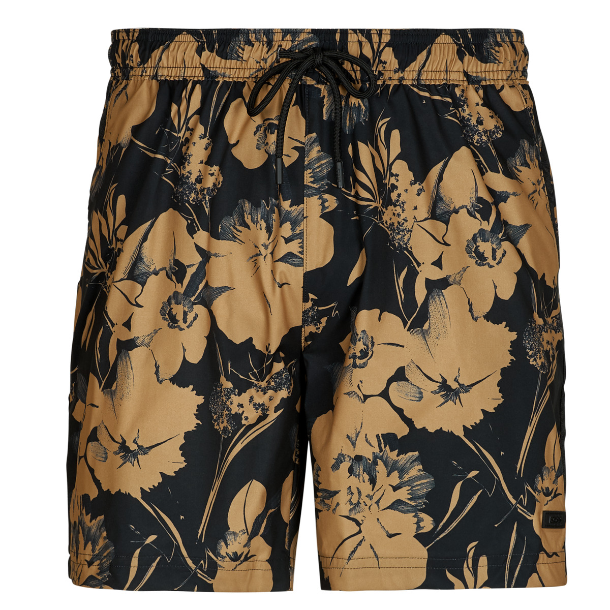 Kleidung Herren Badeanzug /Badeshorts BOSS Alain Schwarz / Camel