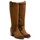 Schuhe Damen Stiefel Porronet 4647 Braun