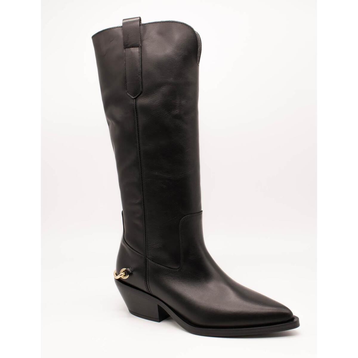 Schuhe Damen Stiefel Alpe  Schwarz