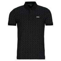 Kleidung Herren Polohemden BOSS Paddy Striped C Schwarz
