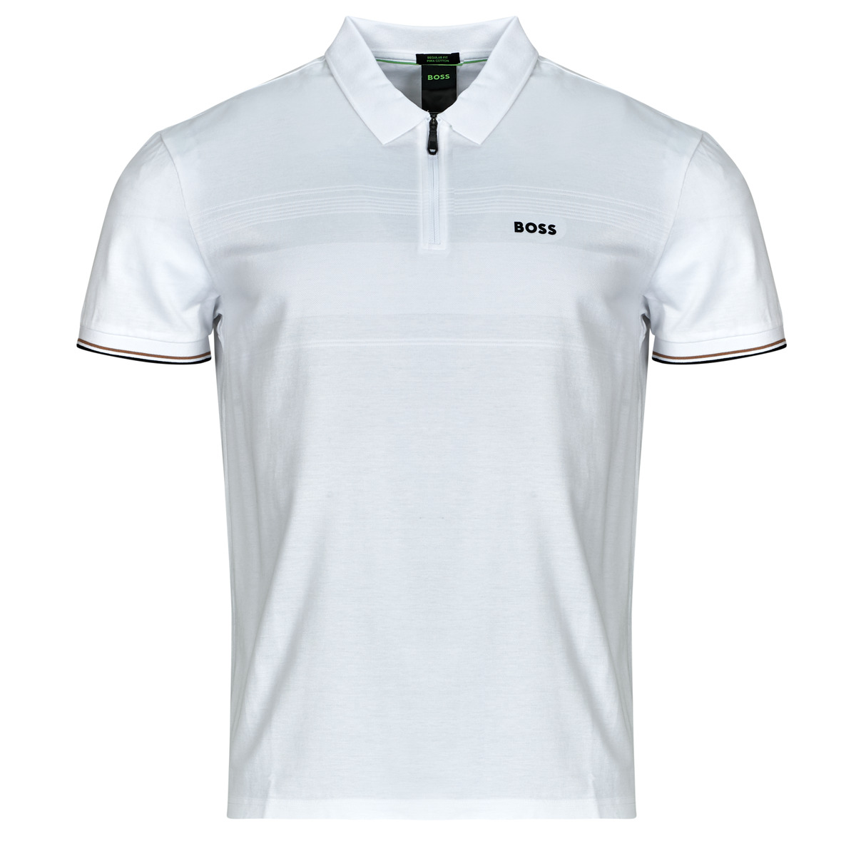 Kleidung Herren Polohemden BOSS Philix Pima Weiss