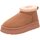 Schuhe Damen Stiefel Ilc Stiefeletten Stiefelette gefüttert Cognac C50-0009-18.03 Braun