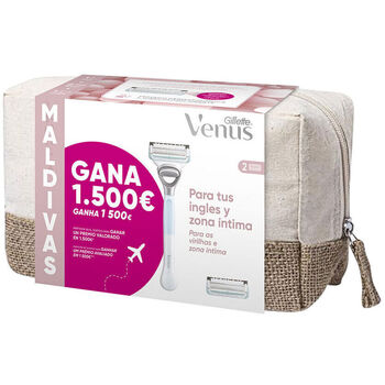 Beauty Damen Badelotion Gillette Venus Intima Bag Maldives Maschine + 2 Ersatzteile 