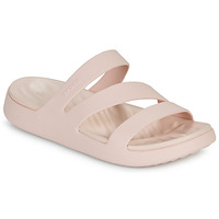 Schuhe Damen Pantoffel Crocs Getaway Strappy Beige