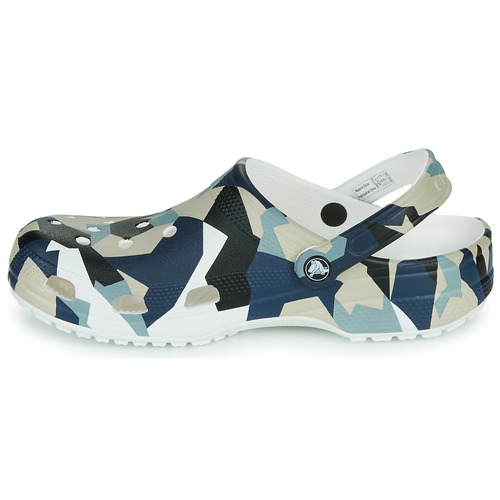 Crocs Geo Camo Clog Weiss / Grau