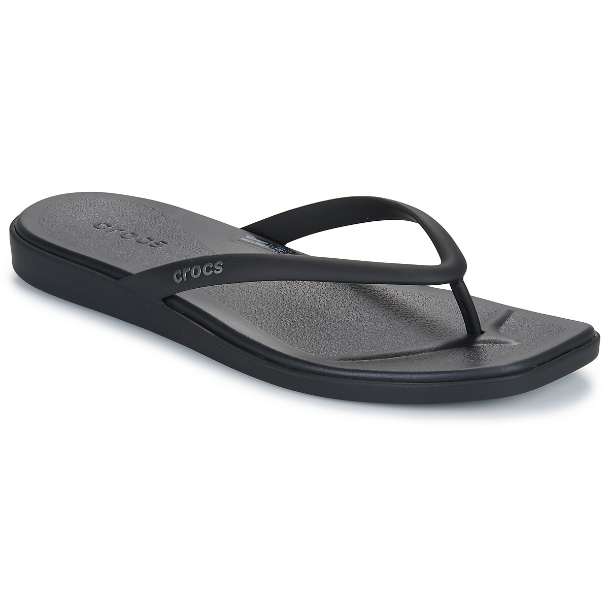 Schuhe Damen Zehensandalen Crocs Miami Flip Schwarz