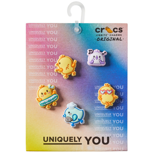 Accessoires Schuh Accessoires Crocs JIBBITZ Chicks Having Fun 5 Pack Multicolor