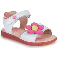 Schuhe Mädchen Sandalen / Sandaletten Agatha Ruiz de la Prada AITANA Weiss / Rosa