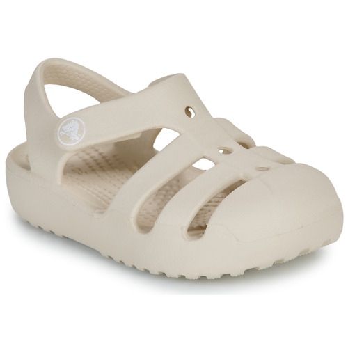 Schuhe Kinder Sandalen / Sandaletten Crocs Classic Fisherman T Beige