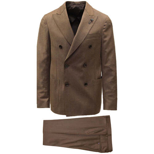 Kleidung Herren Anzüge Lardini  Braun